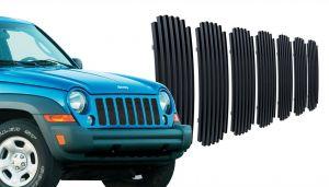 Решетки радиатора черные Vertical Style для Jeep Liberty 2005-2007
